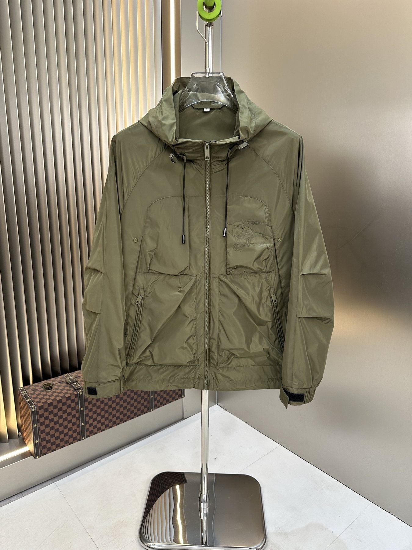 Burberry Hooded Utility Pocket Jacket — front