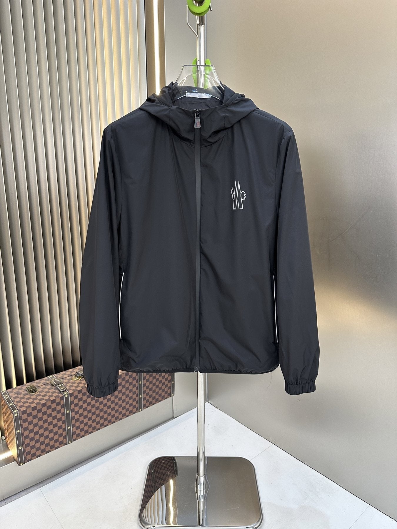 Moncler Hooded Zip Windbreaker — front