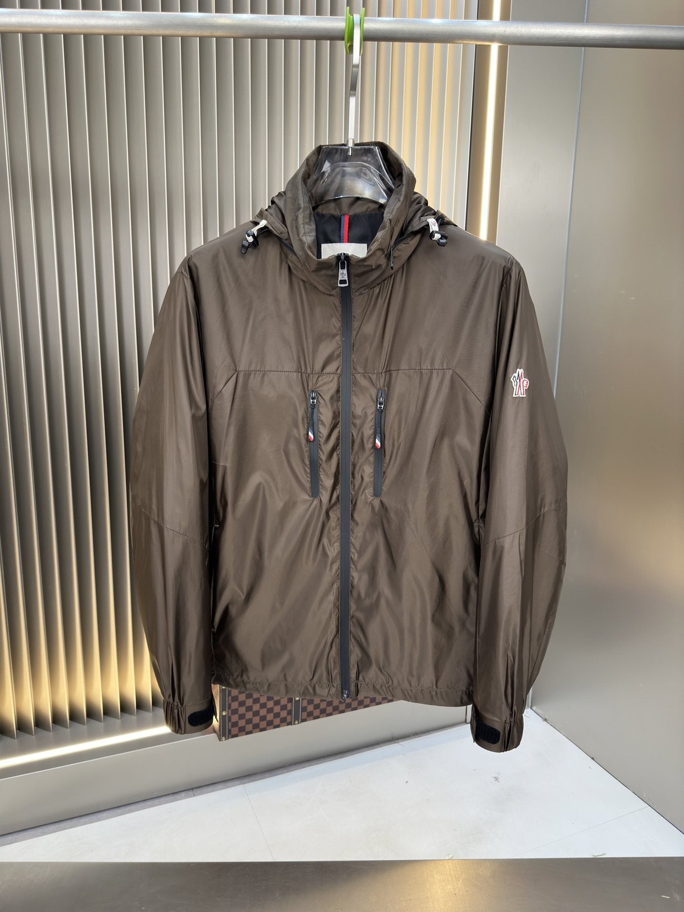 Moncler Hooded Full-Zip Jacket — front