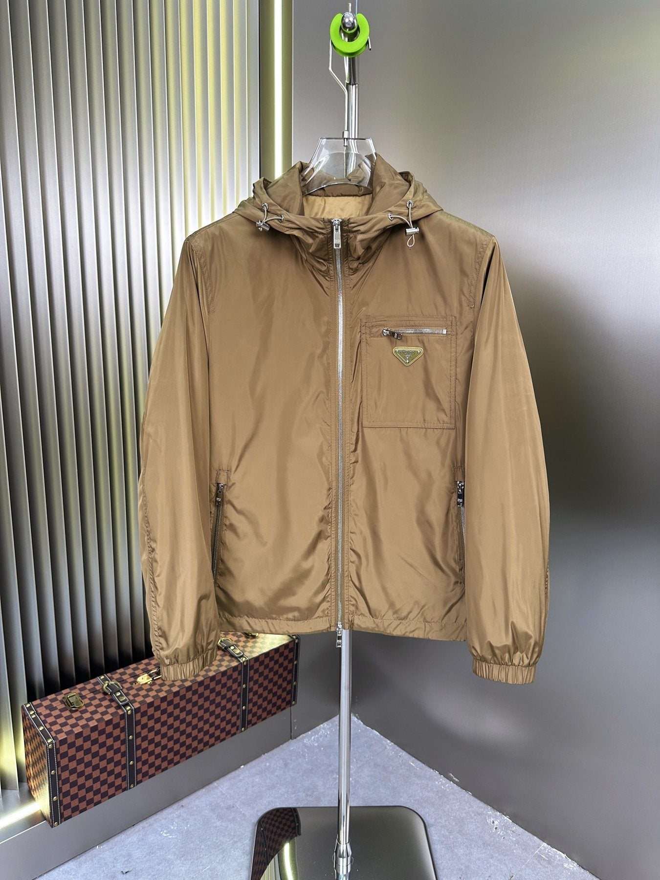 Prada Hooded Zip Jacket — front