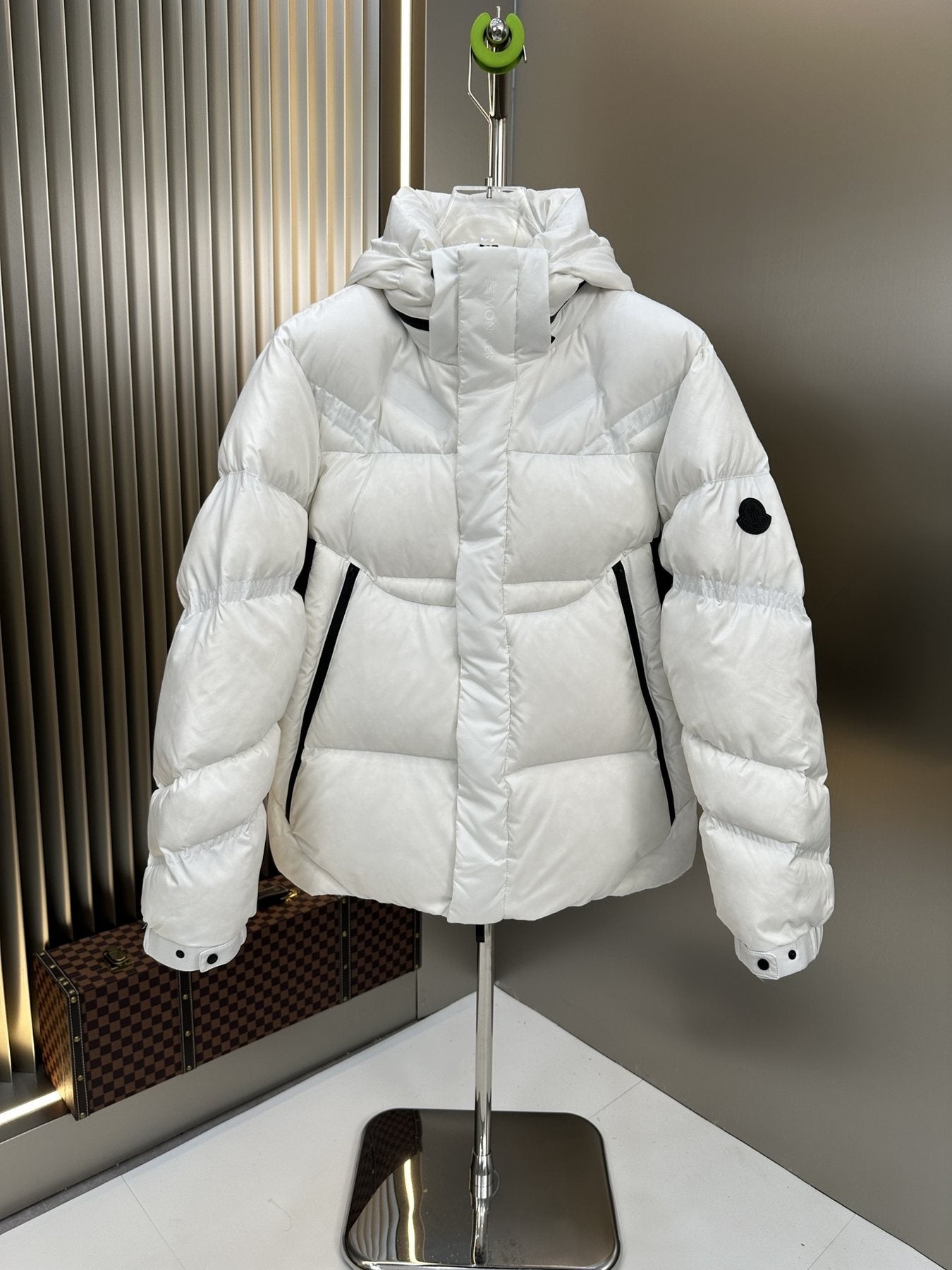 Moncler Hooded Quilted Puffer Coat — front