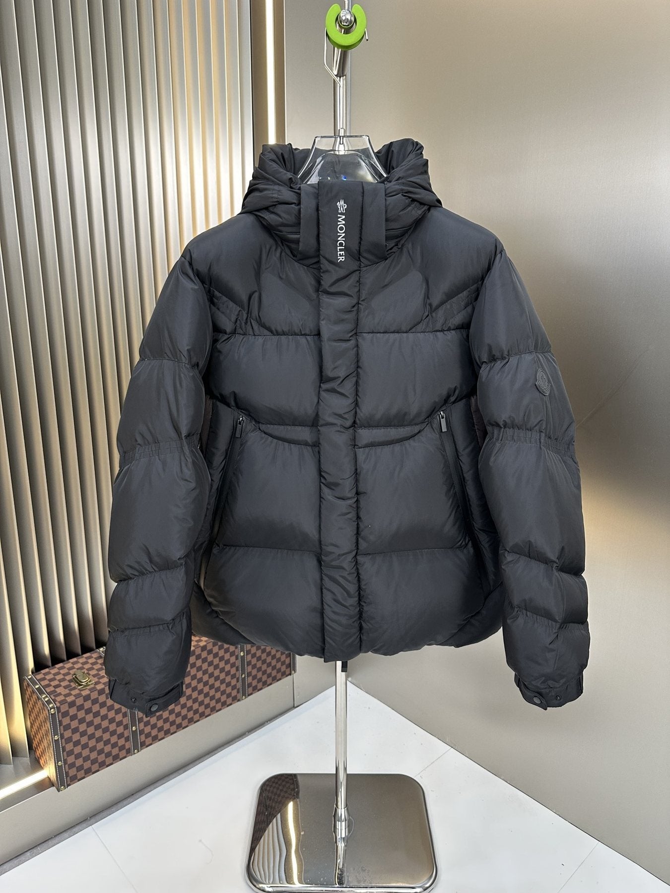 Moncler Hooded Quilted Puffer Coat — front