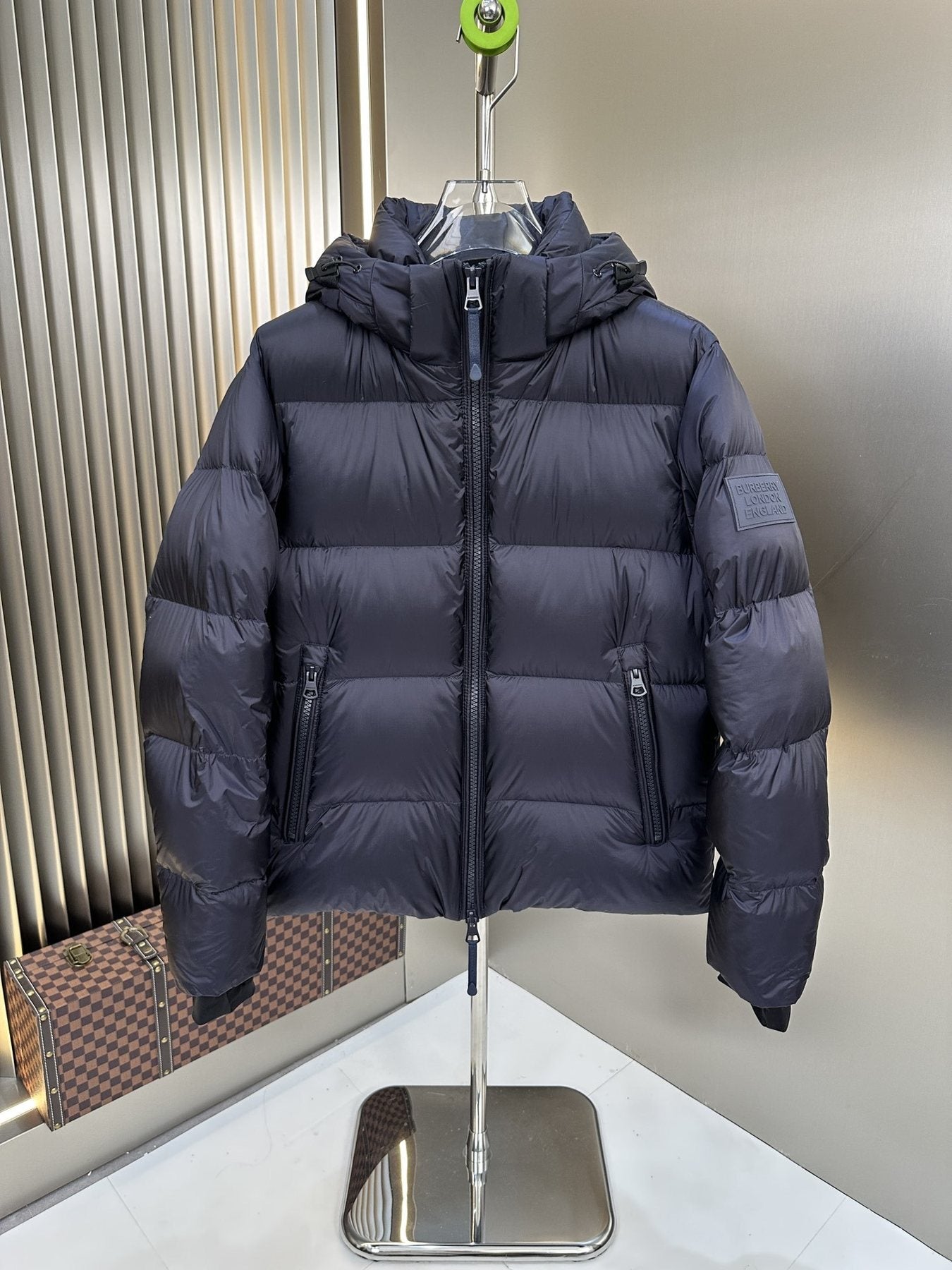 Burberry Hooded Puffer Jacket — front