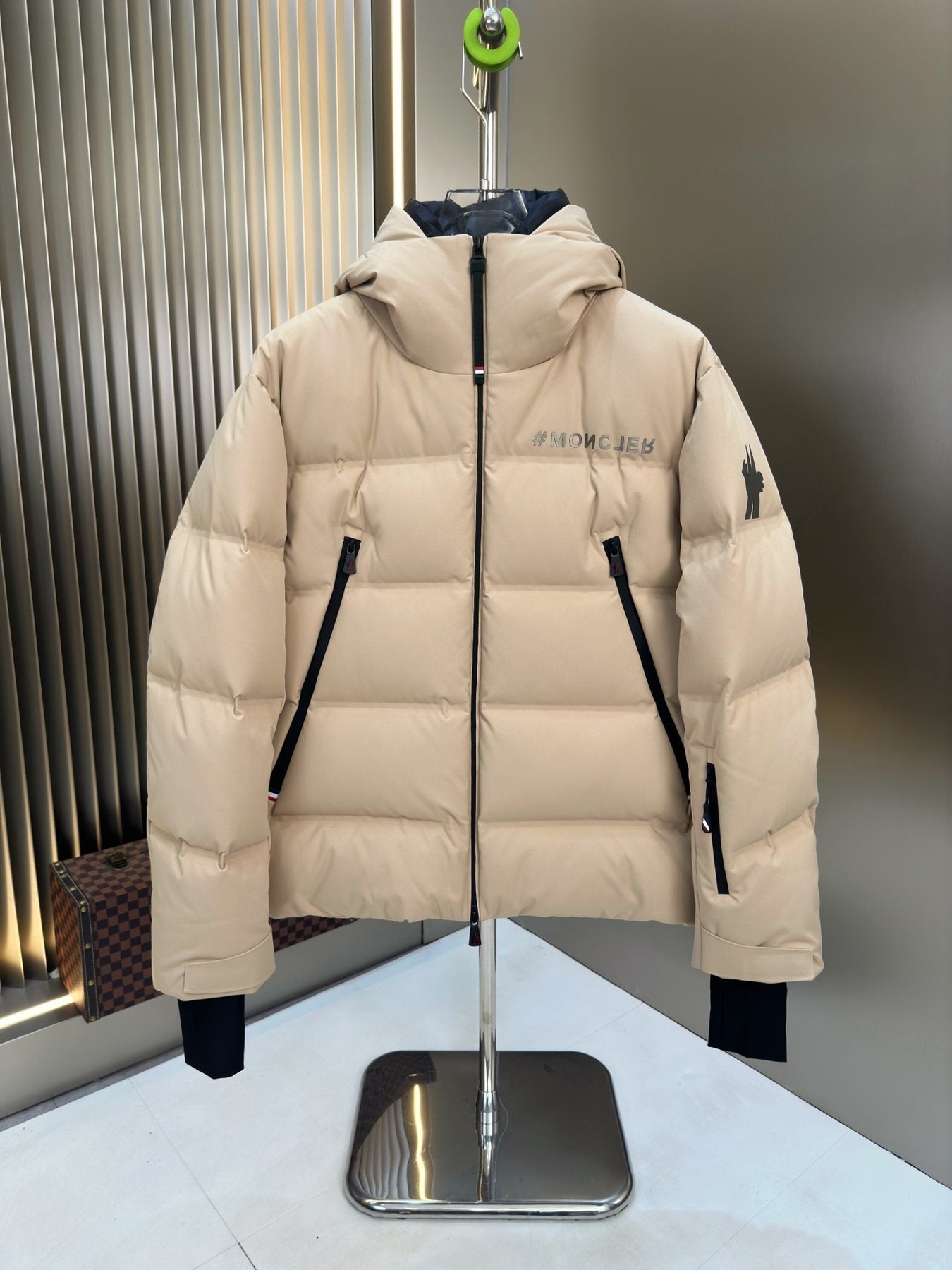 Moncler Hooded Quilted Puffer Coat — front