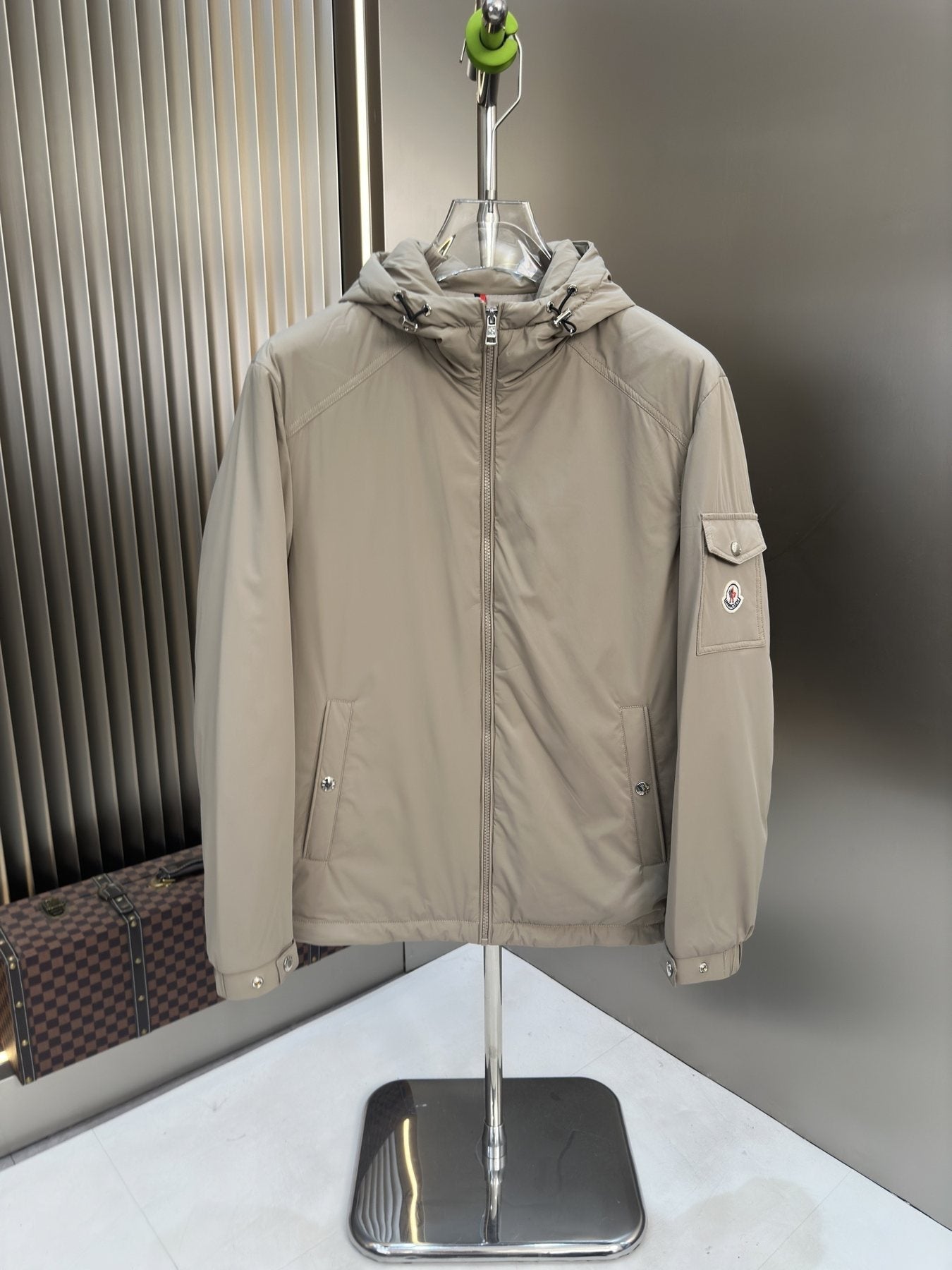 Moncler Hooded Zip Jacket — front