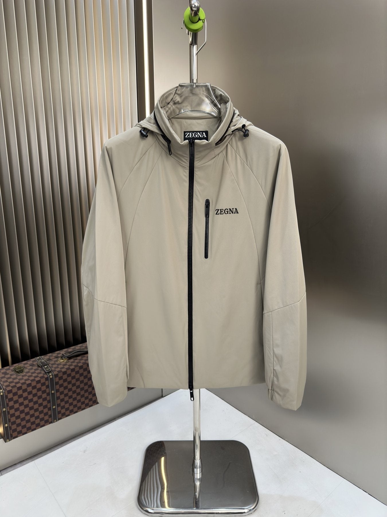 Zegna Hooded Technical Jacket — front