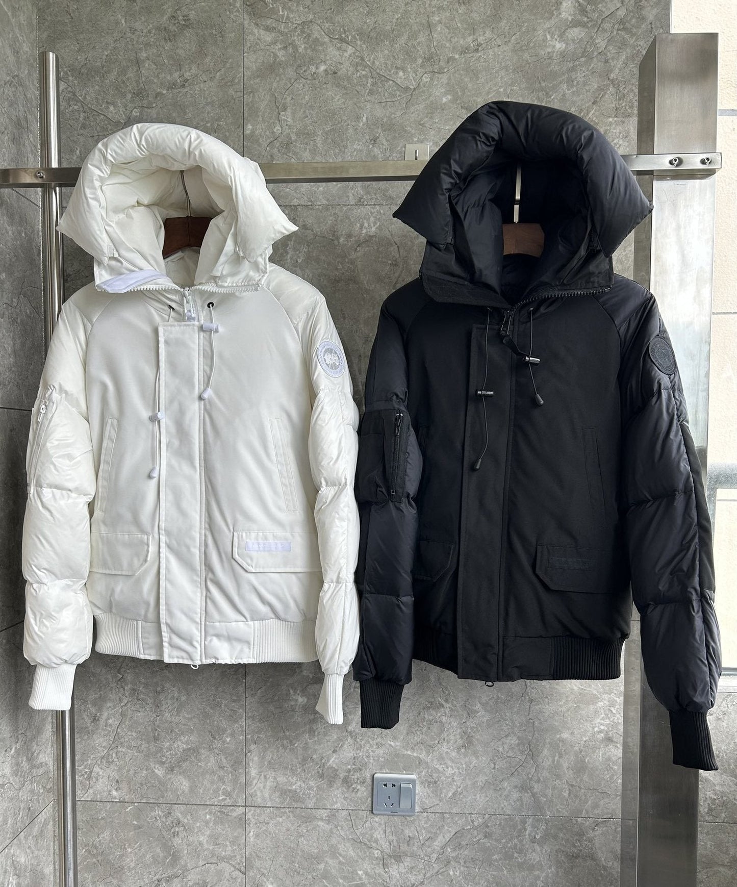 Canada Goose Men’s Hooded Puffer Jacket — comparison