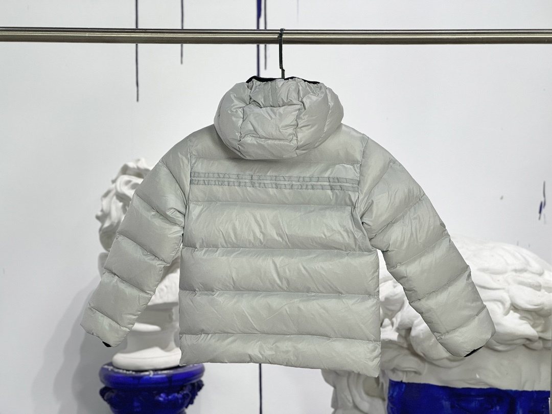Canada Goose Kids' Hooded Quilted Down Jacket — back