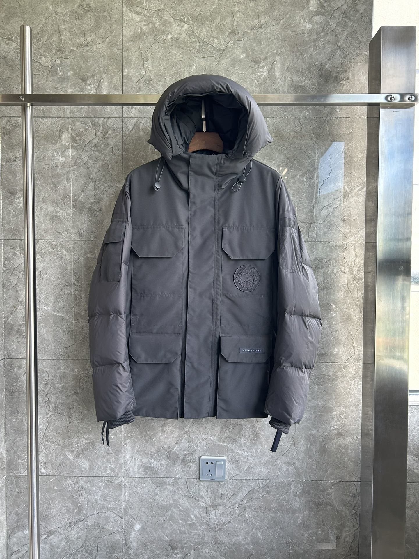 Canada Goose Men's Hooded Quilted Puffer Jacket — hero