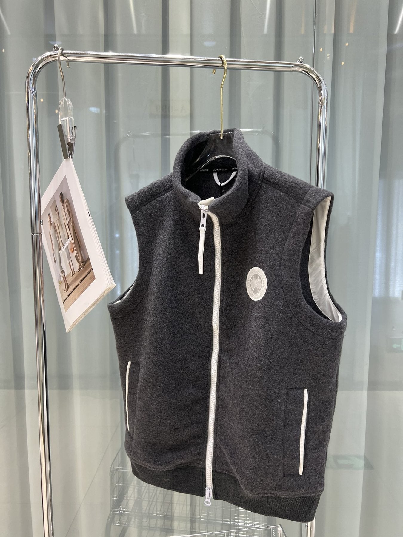 Canada Goose Zip-Front High-Collar Vest — front