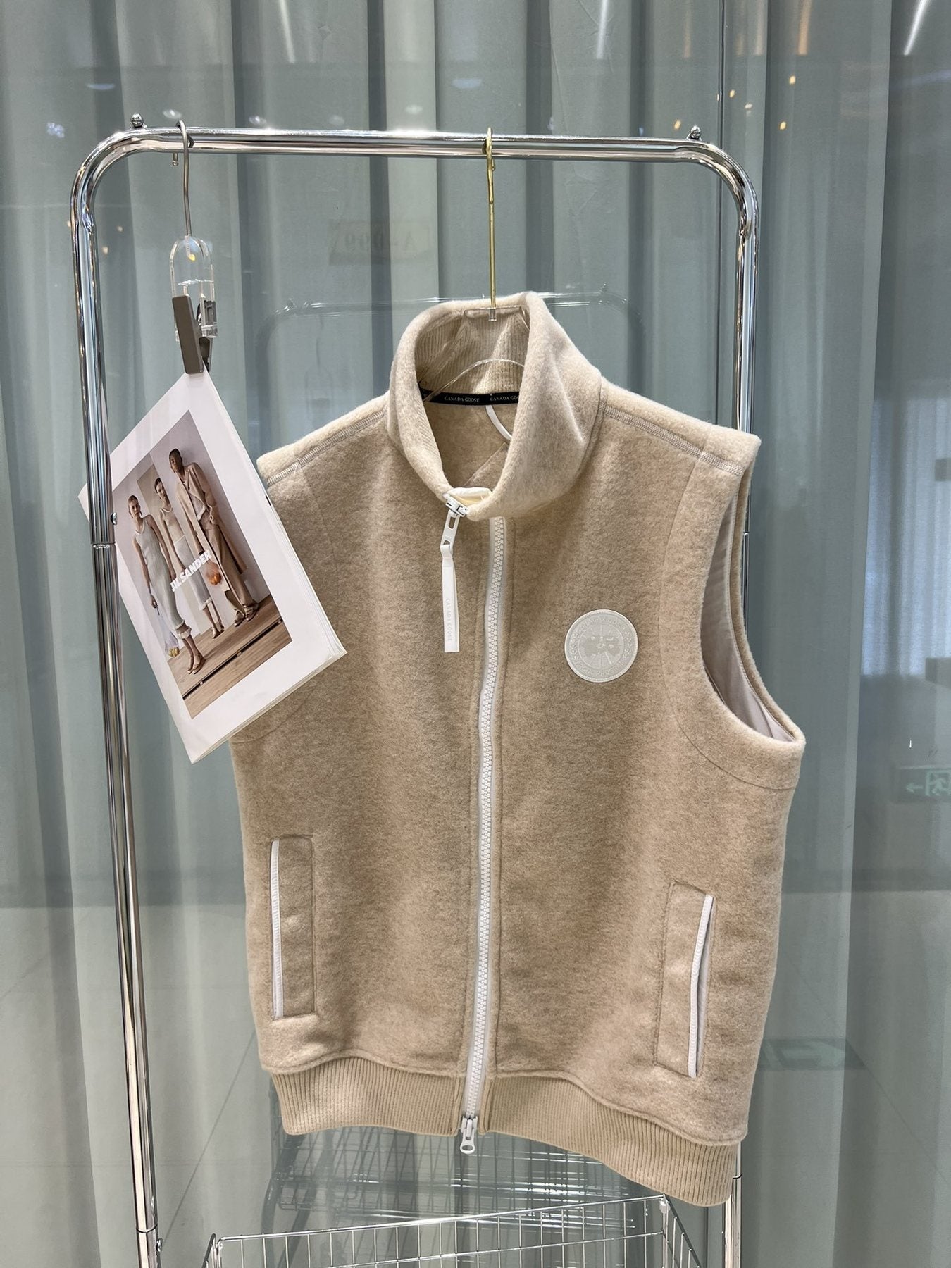 Canada Goose Zip-Front High-Collar Vest — front