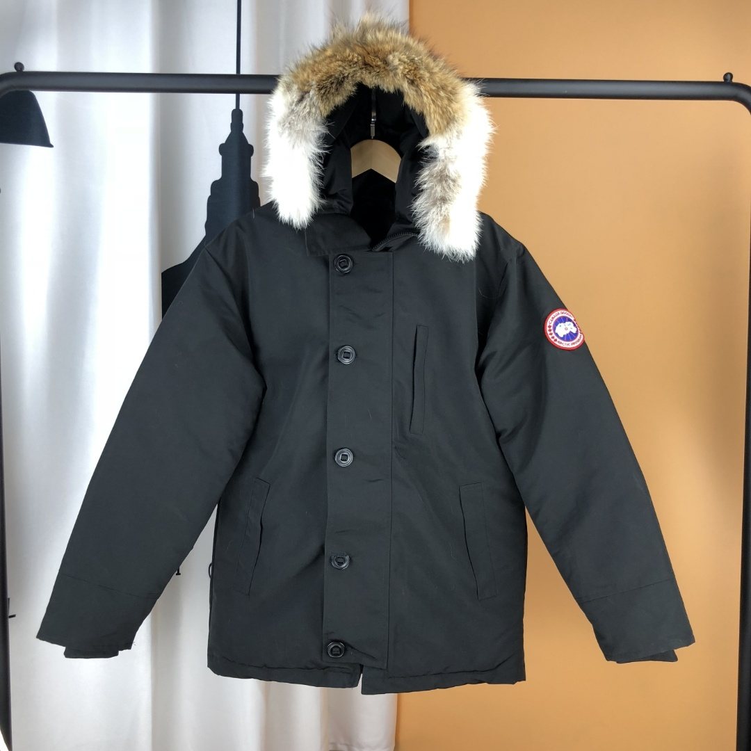Canada Goose Fur-Trim Hooded Parka Jacket — front