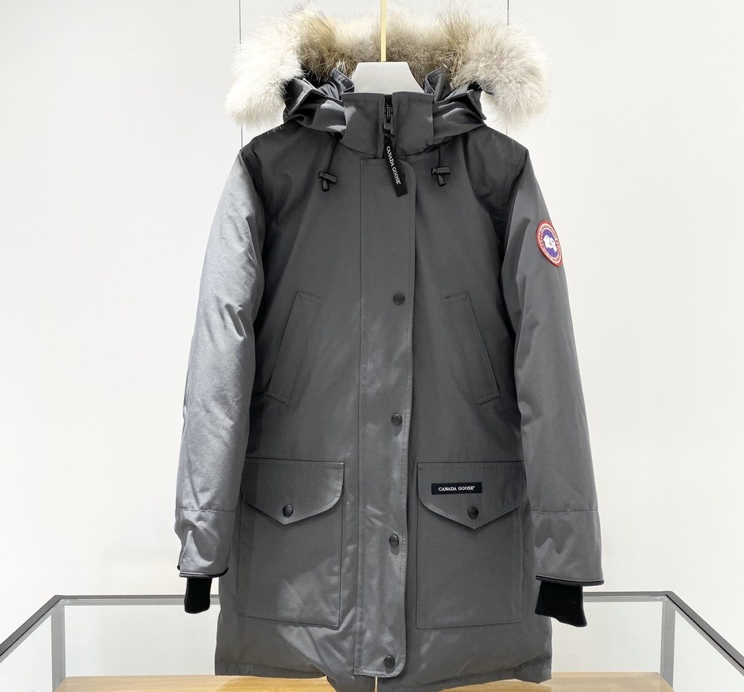 Canada Goose Fur-Trim Hooded Parka — front