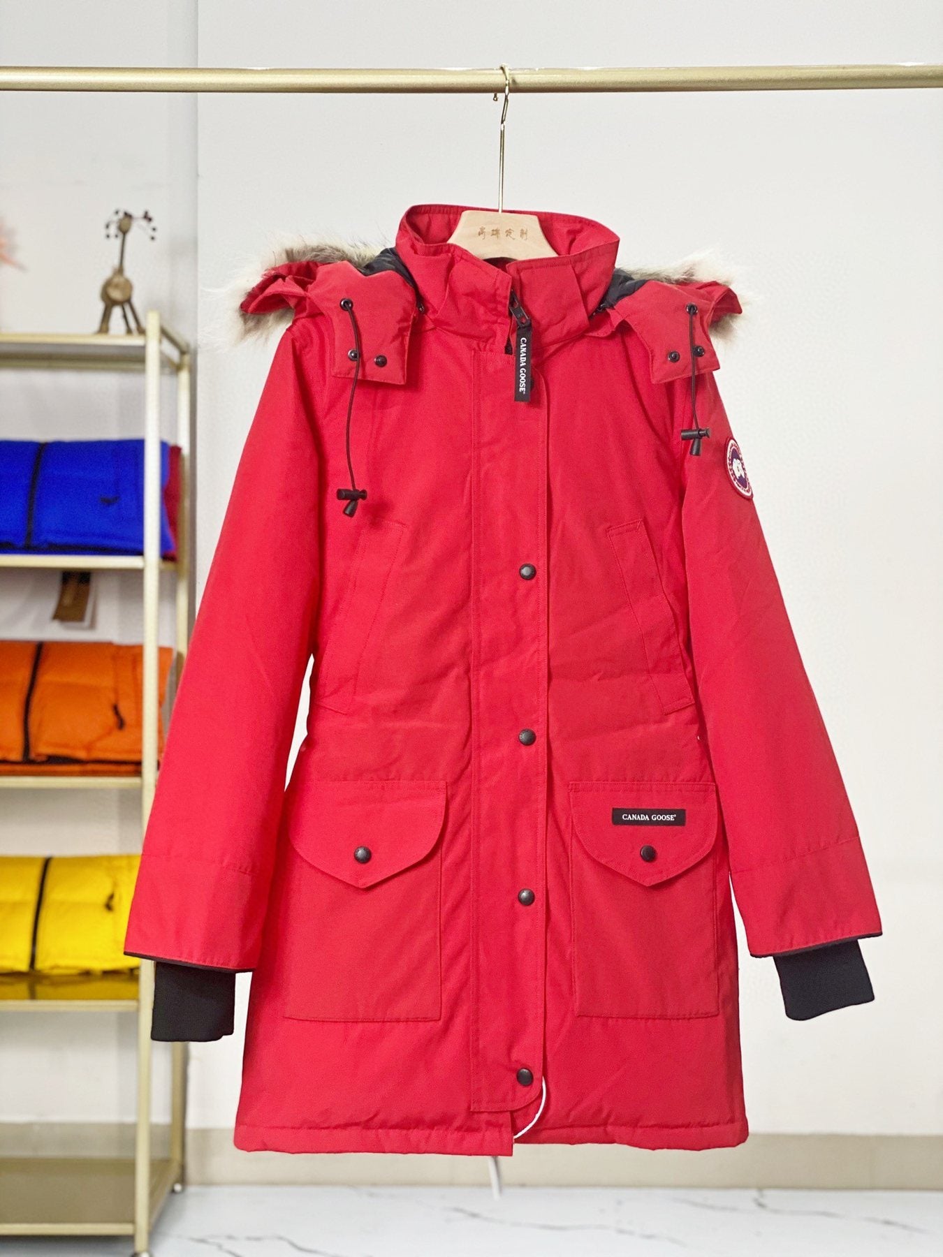 Canada Goose Fur-Trim Hooded Parka — front