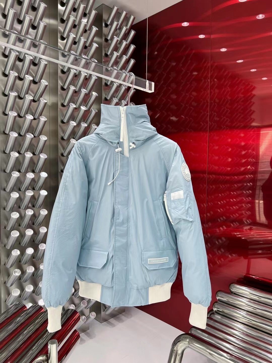 Canada Goose Hooded Puffer Jacket — front