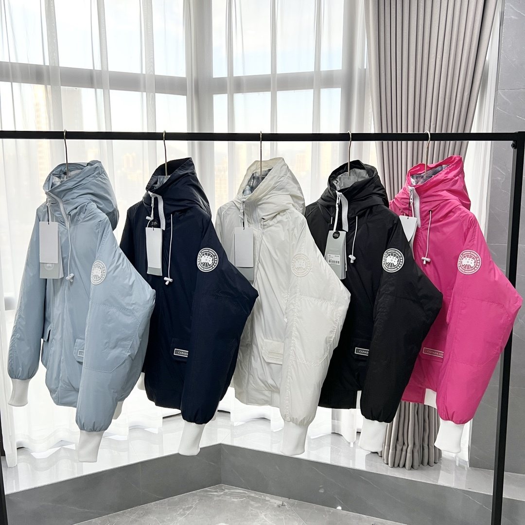 Canada Goose Hooded Puffer Jacket — comparison
