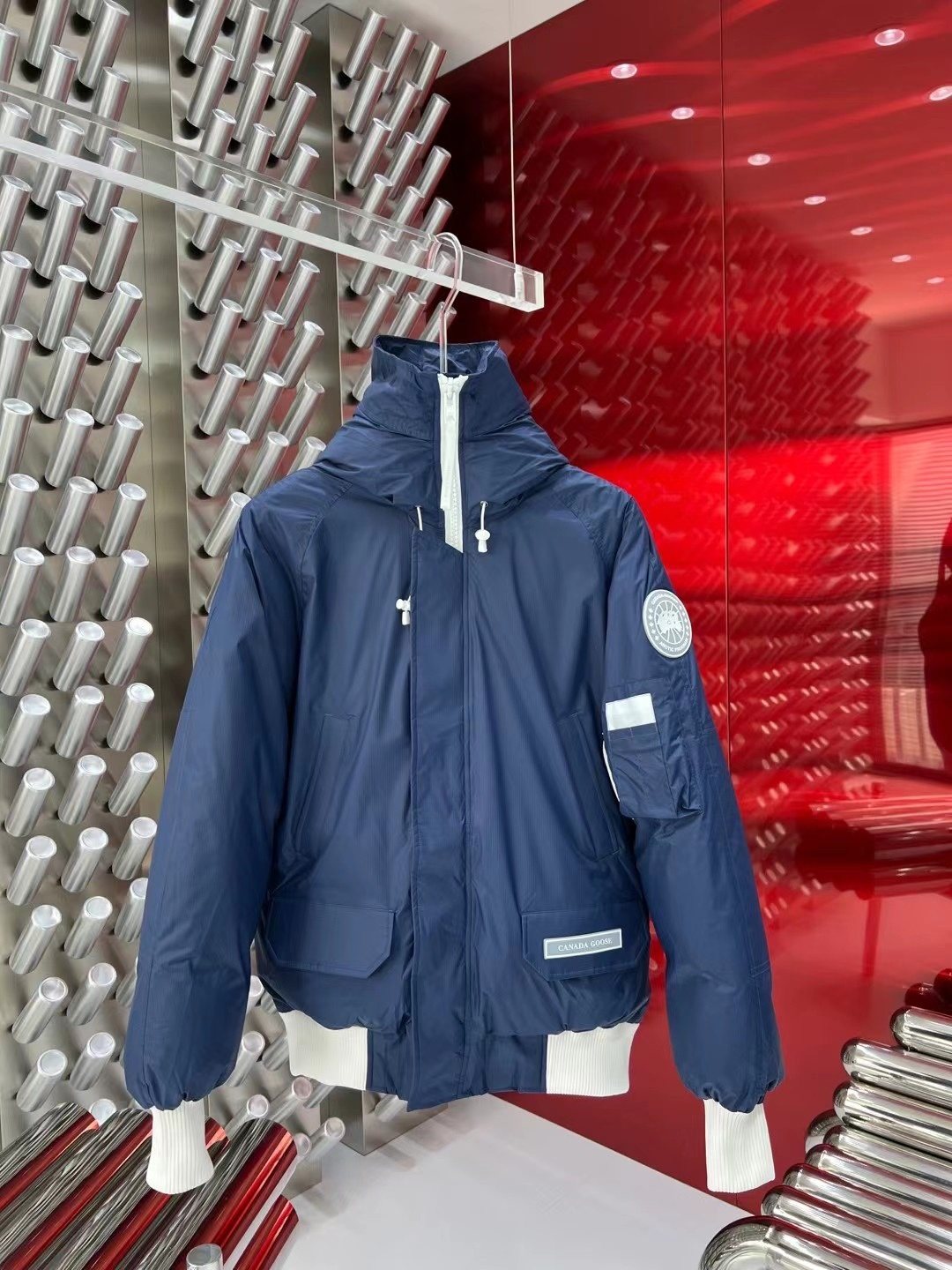 Canada Goose Hooded Puffer Jacket — front