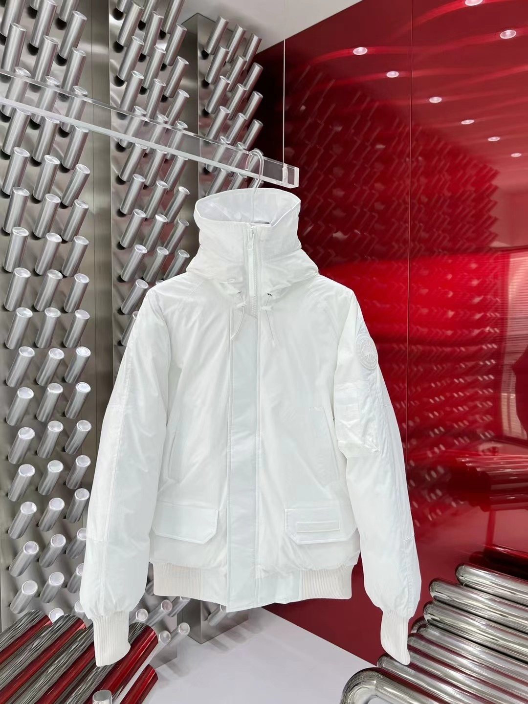 Canada Goose Hooded Puffer Jacket — front