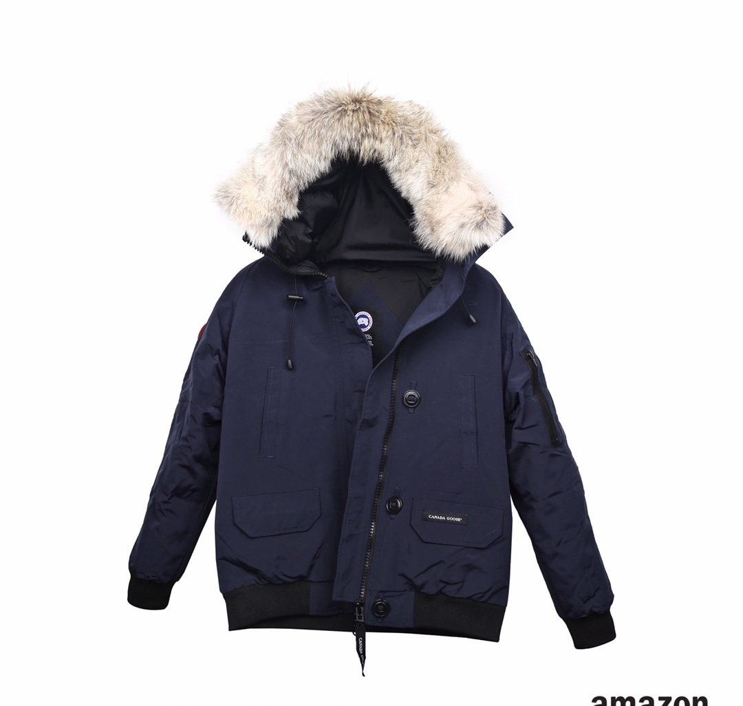 Canada Goose Fur-Trim Hooded Puffer Jacket — front