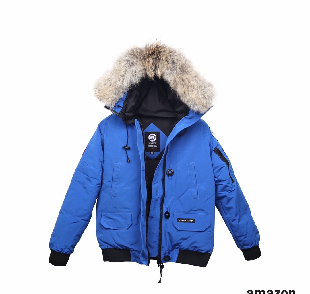 Canada Goose Fur-Trim Hooded Puffer Jacket — front