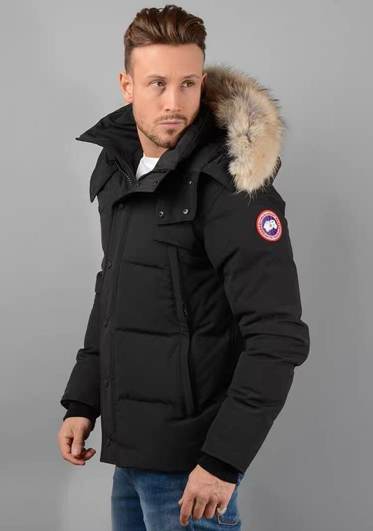 Canada Goose Fur-Trim Hood Puffer Jacket — hero