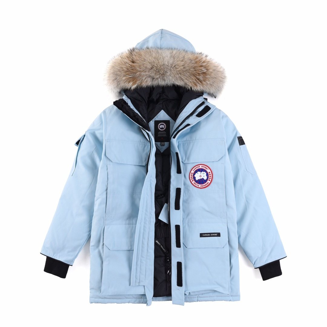 Canada Goose Hooded Fur-Trim Puffer Jacket — hero