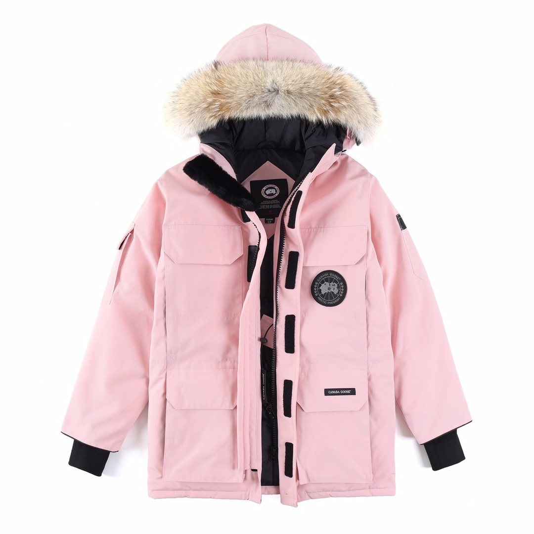 Canada Goose Hooded Fur-Trim Puffer Jacket — front