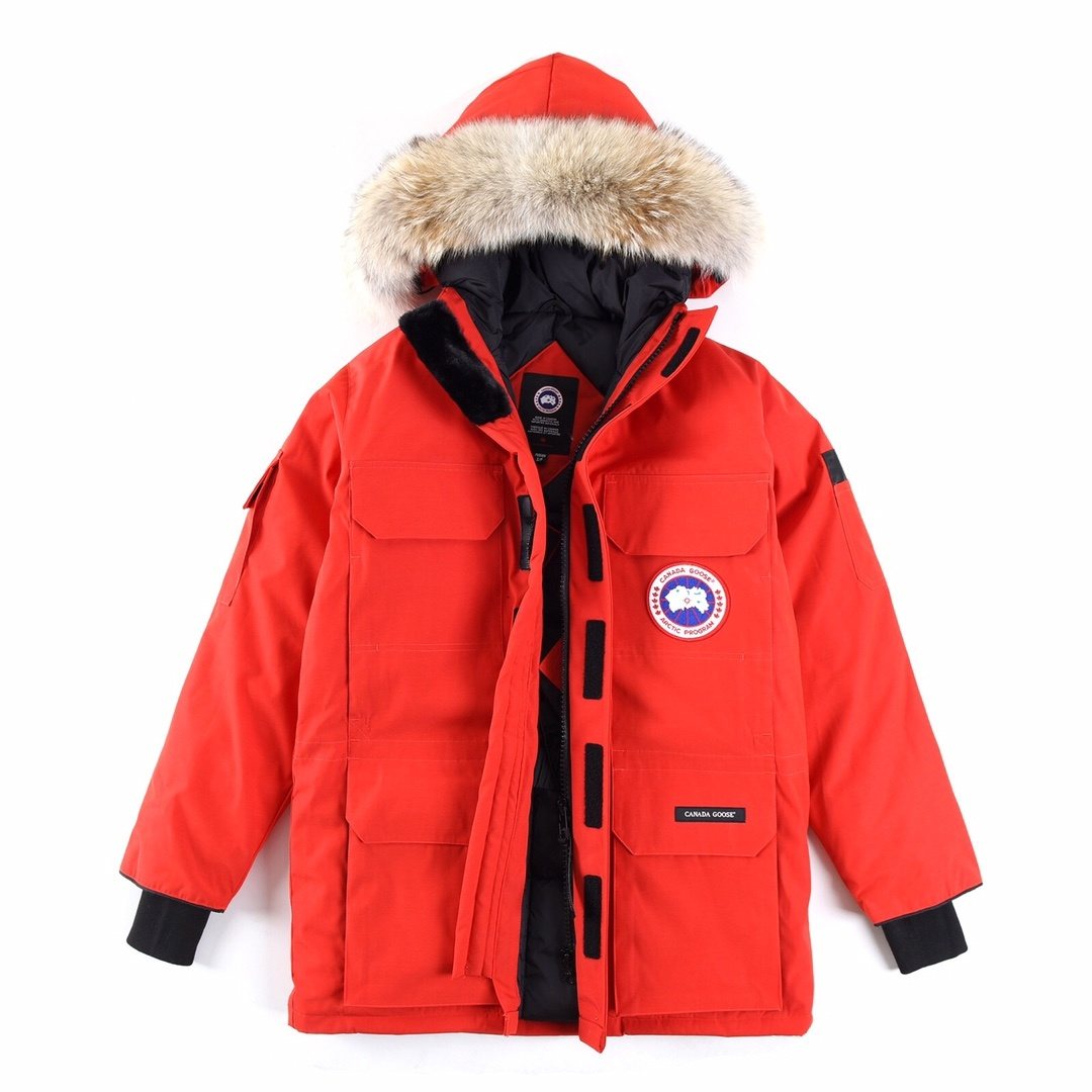 Canada Goose Hooded Fur-Trim Puffer Jacket — front