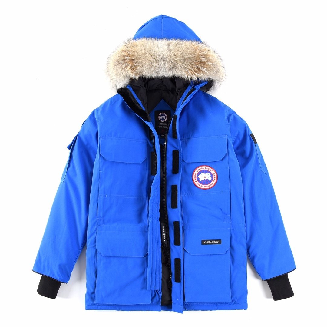 Canada Goose Hooded Fur-Trim Puffer Jacket — front