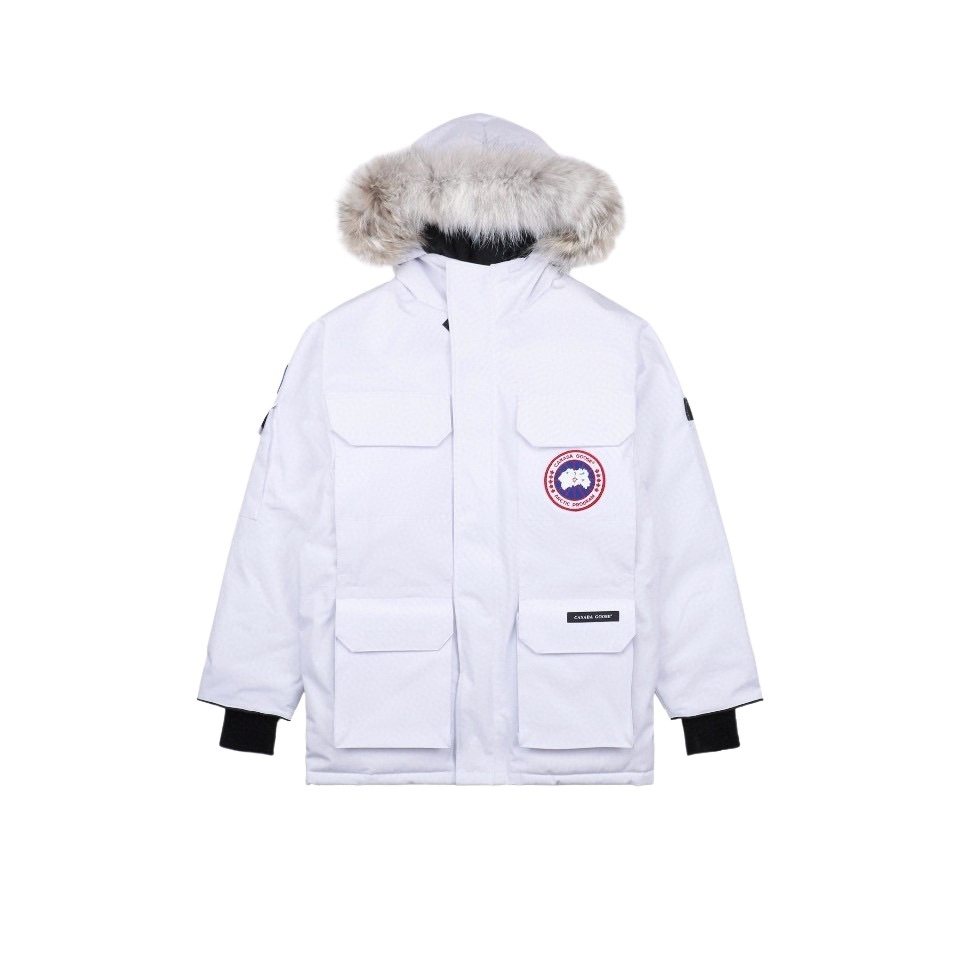 Canada Goose Hooded Fur-Trim Puffer Jacket — front