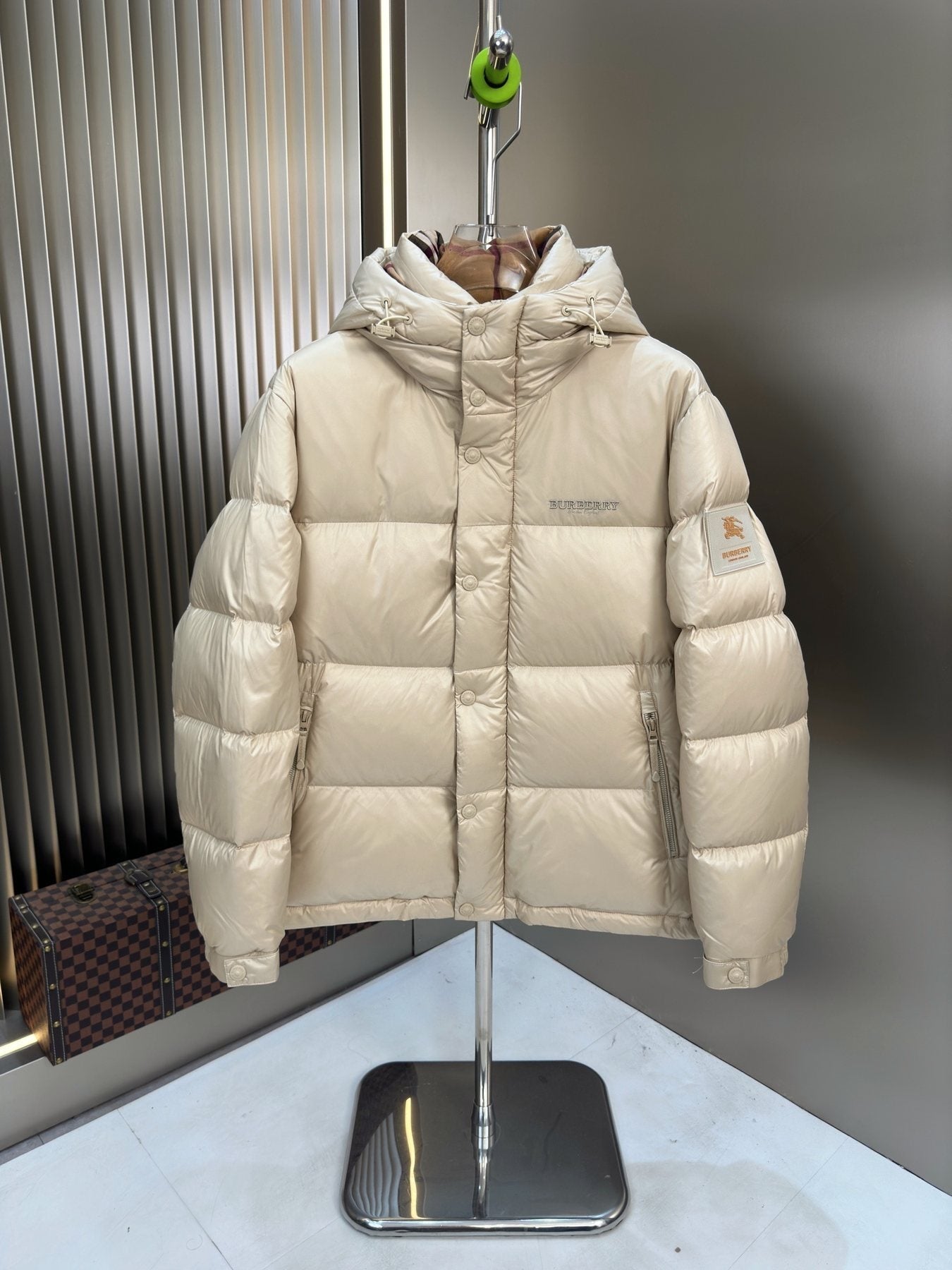Burberry Hooded Quilted Puffer Jacket — front