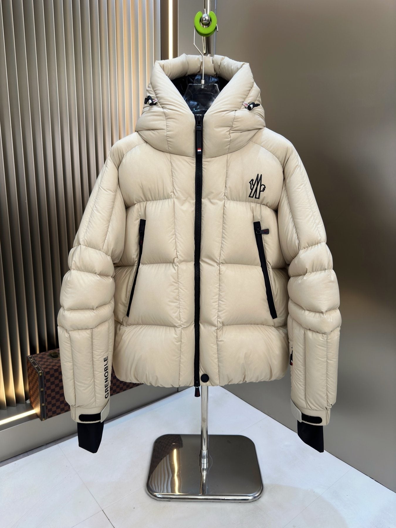 Moncler Quilted Hooded Puffer Coat — front