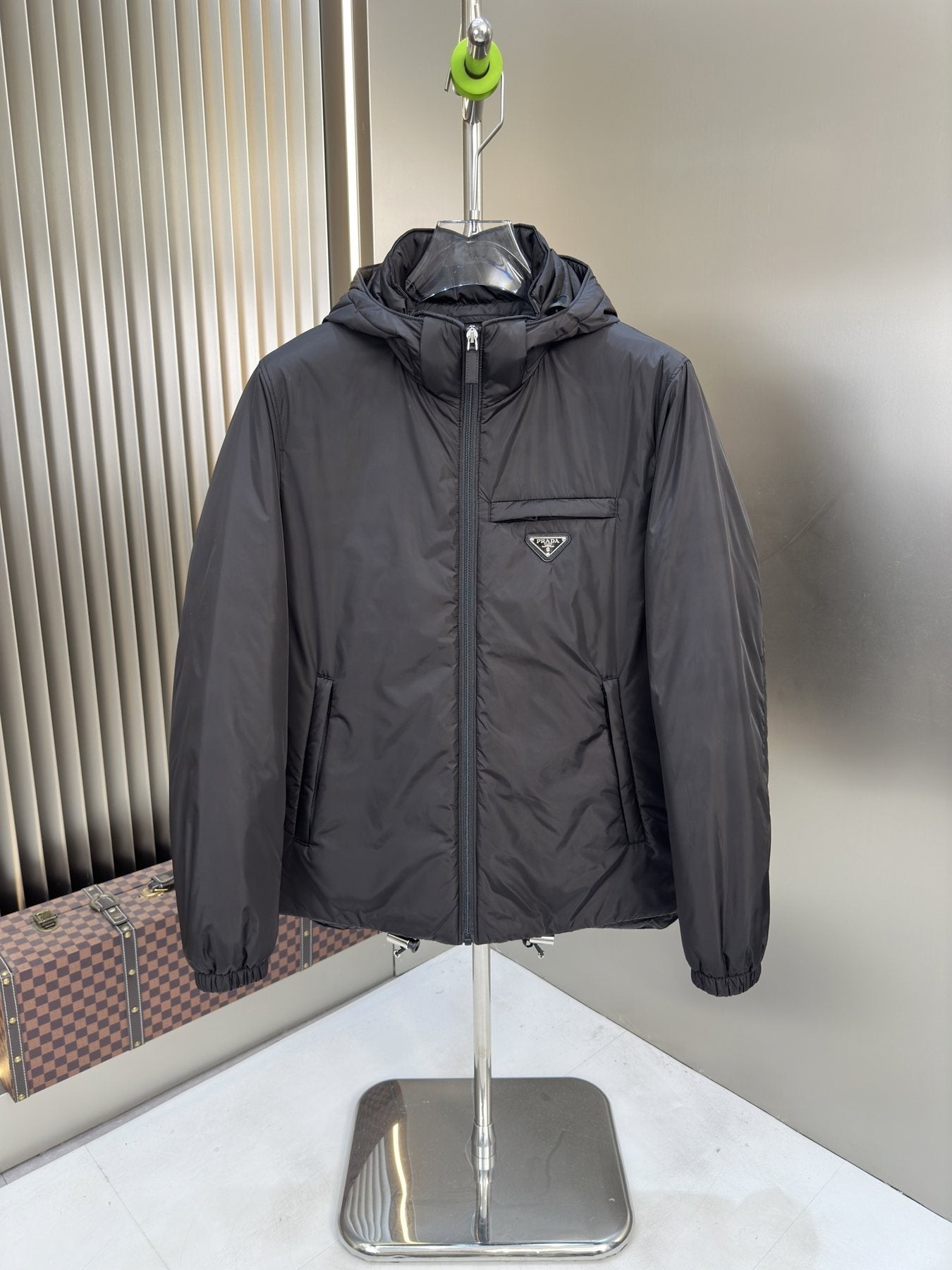 Prada Reversible Hooded Padded Jacket — front