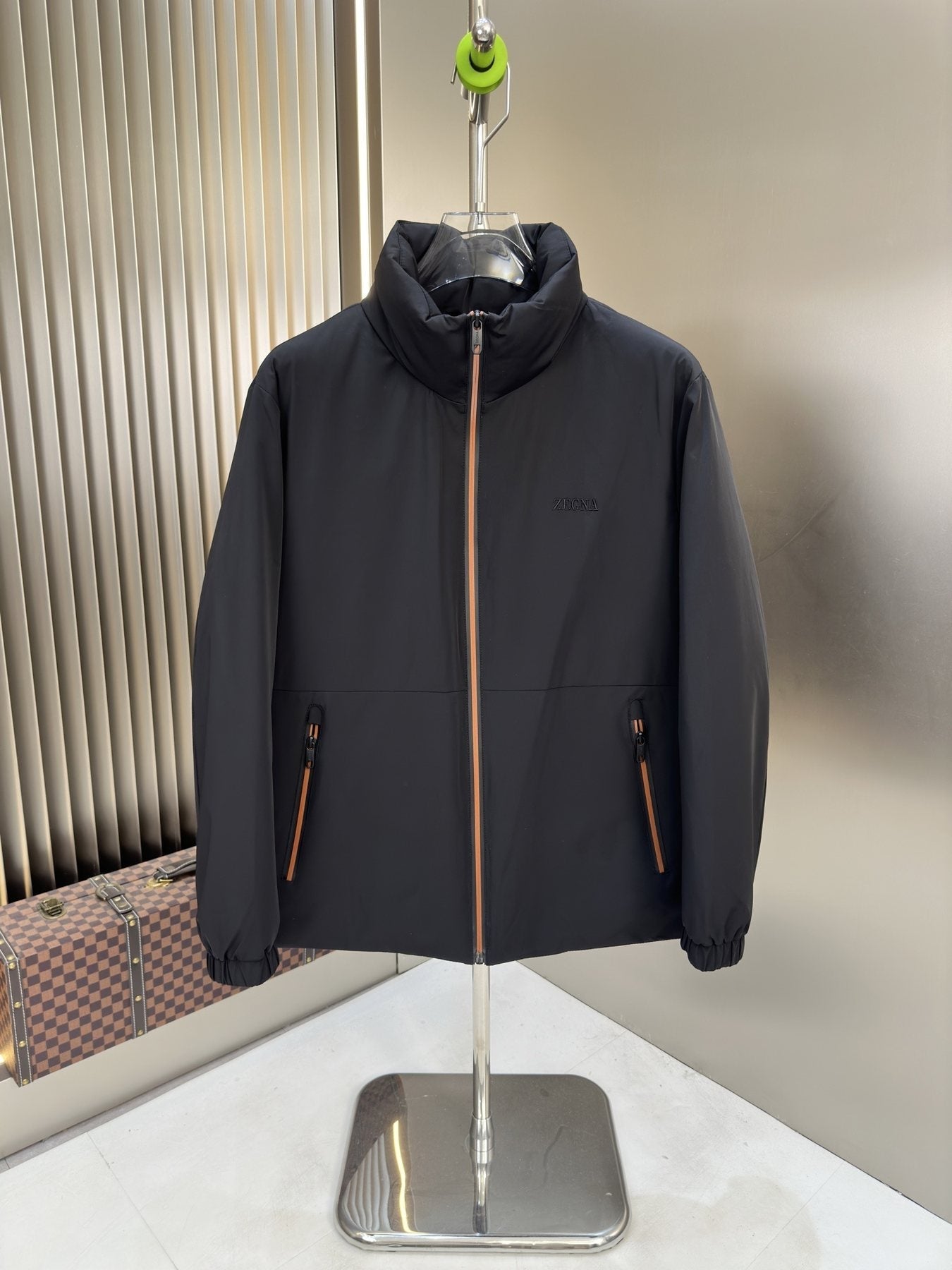 Zegna Reversible Quilted Puffer Coat — front