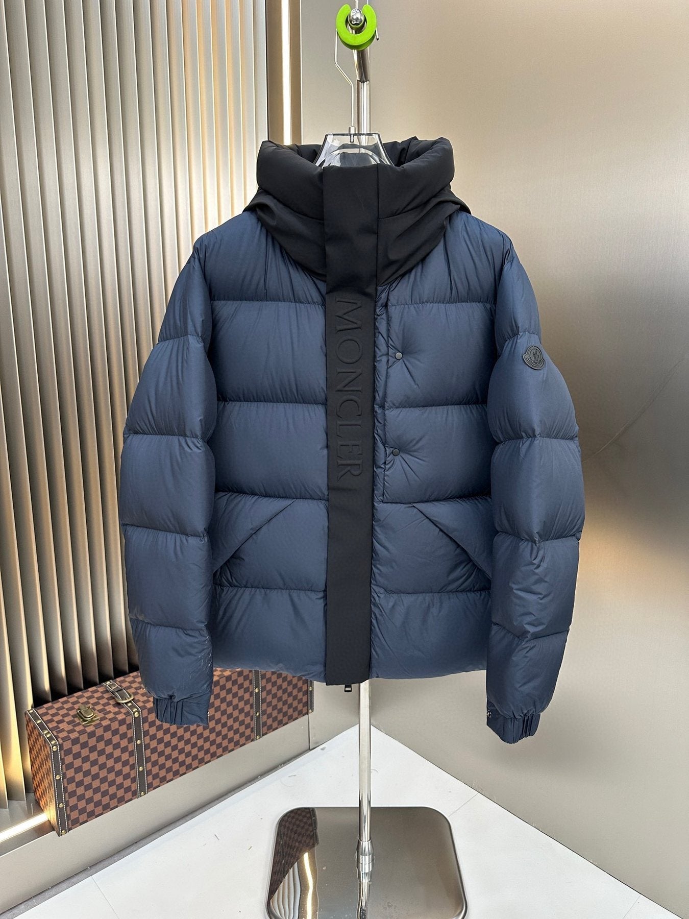 Moncler Hooded Quilted Puffer Coat — front