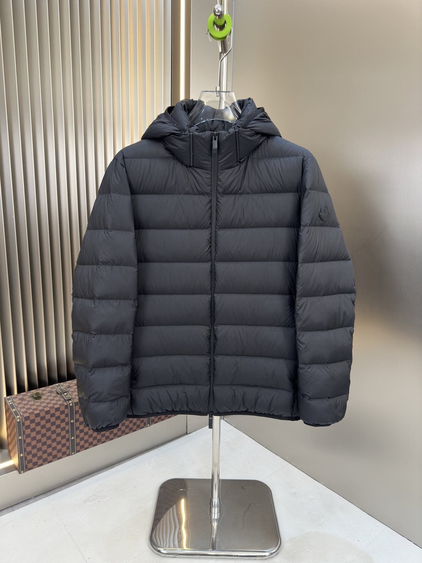 Men Moncler coat Hooded Quilted Puffer Jacket — front