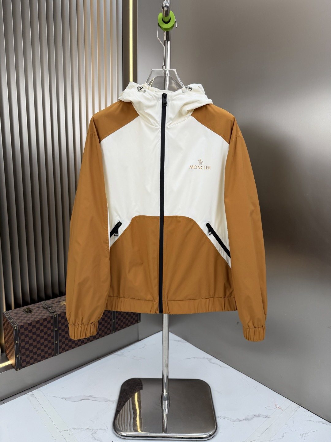 2026 Original Jacket Color-Block Hooded Windbreaker — front