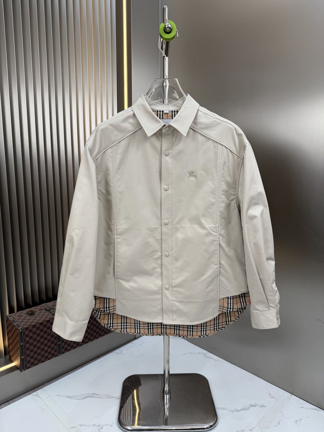2026 Original Jacket Plaid-Lined Button-Front Jacket — front