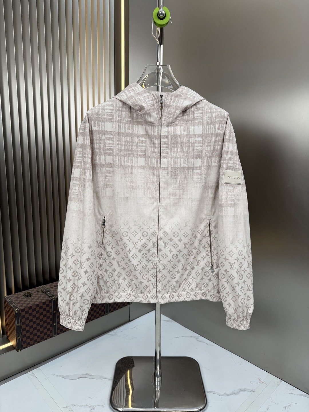 2026 Original Jacket Gradient Monogram Hooded Windbreaker — front