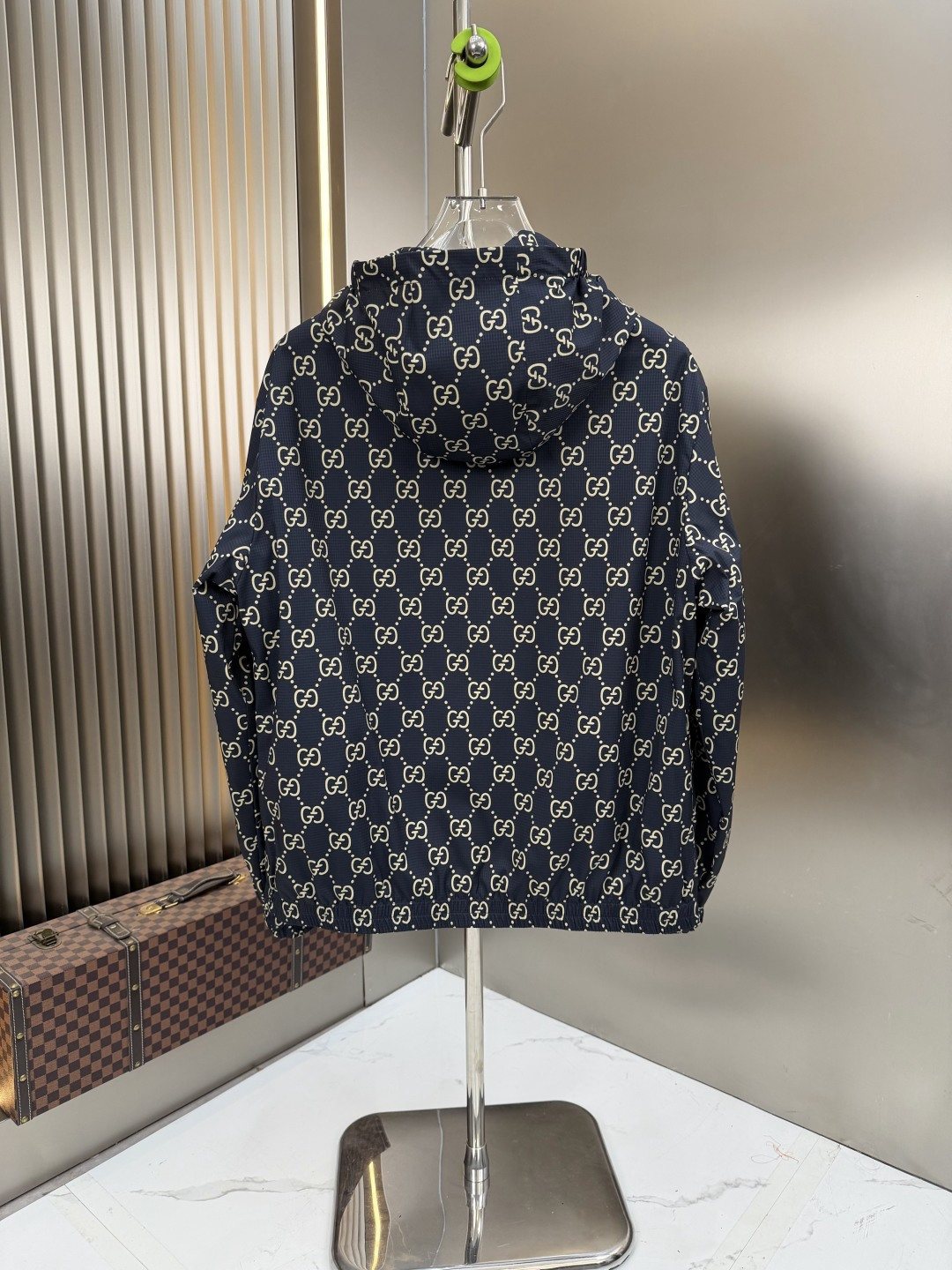 2026 Original Jacket Hooded Contrast Stripe Jacket — back