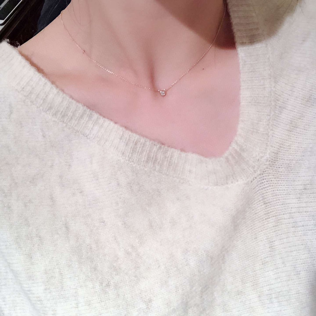 18K Tiffany Elsa Peretti Diamonds Necklace