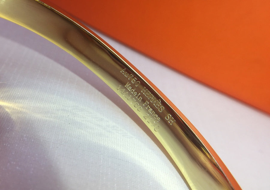 18K Collier De Chien Diamond Hermes Bracelet