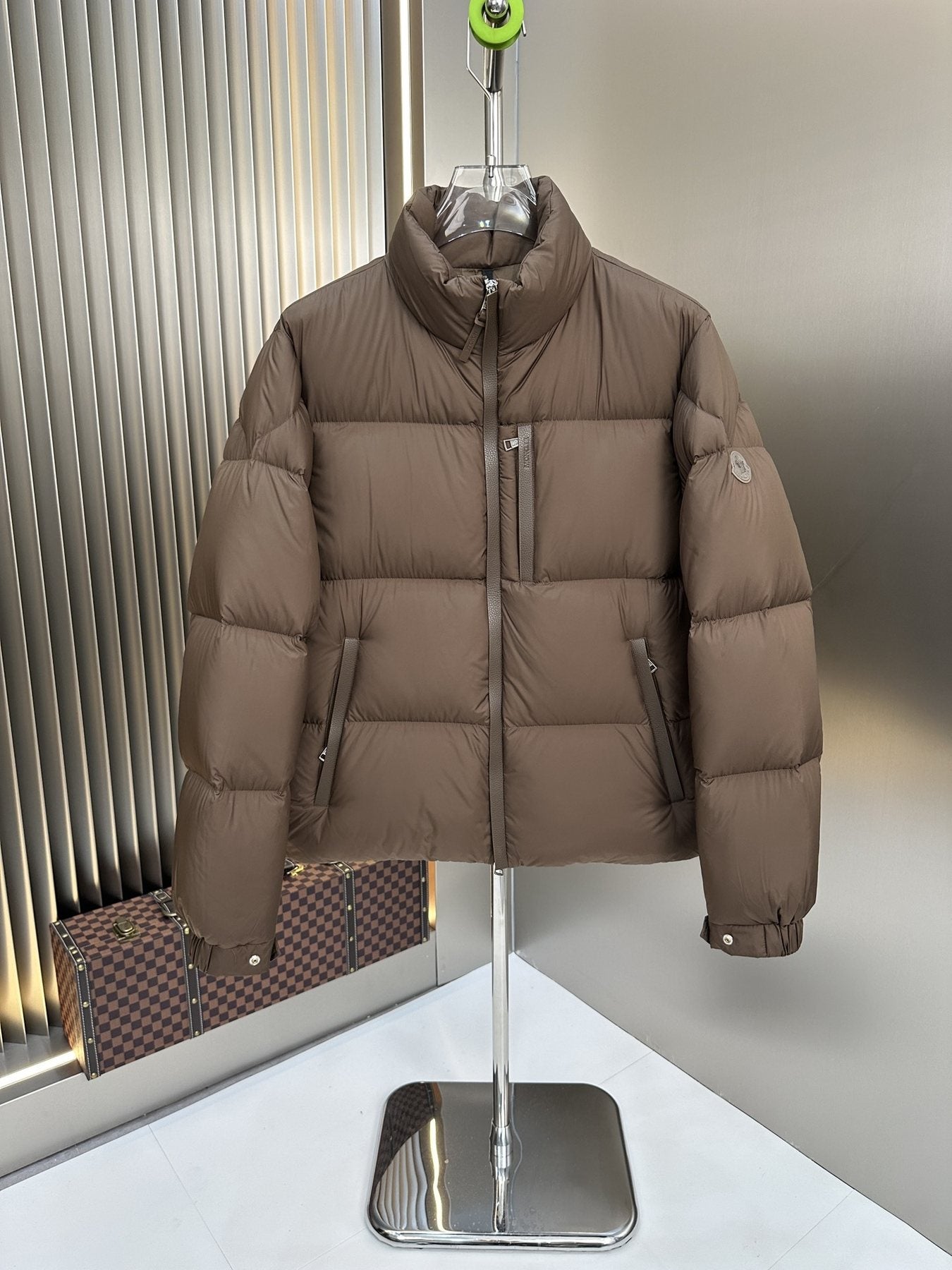 Moncler Stand-Collar Puffer Coat — front