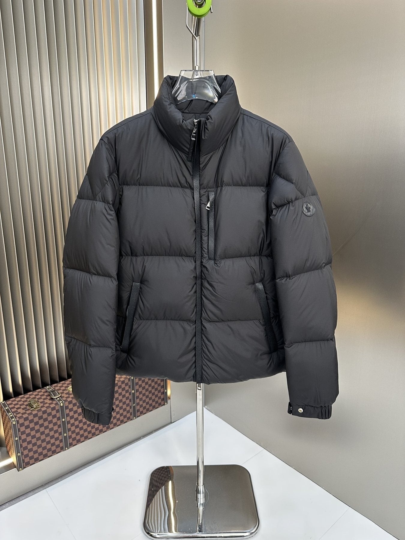 Moncler Stand-Collar Puffer Coat — front