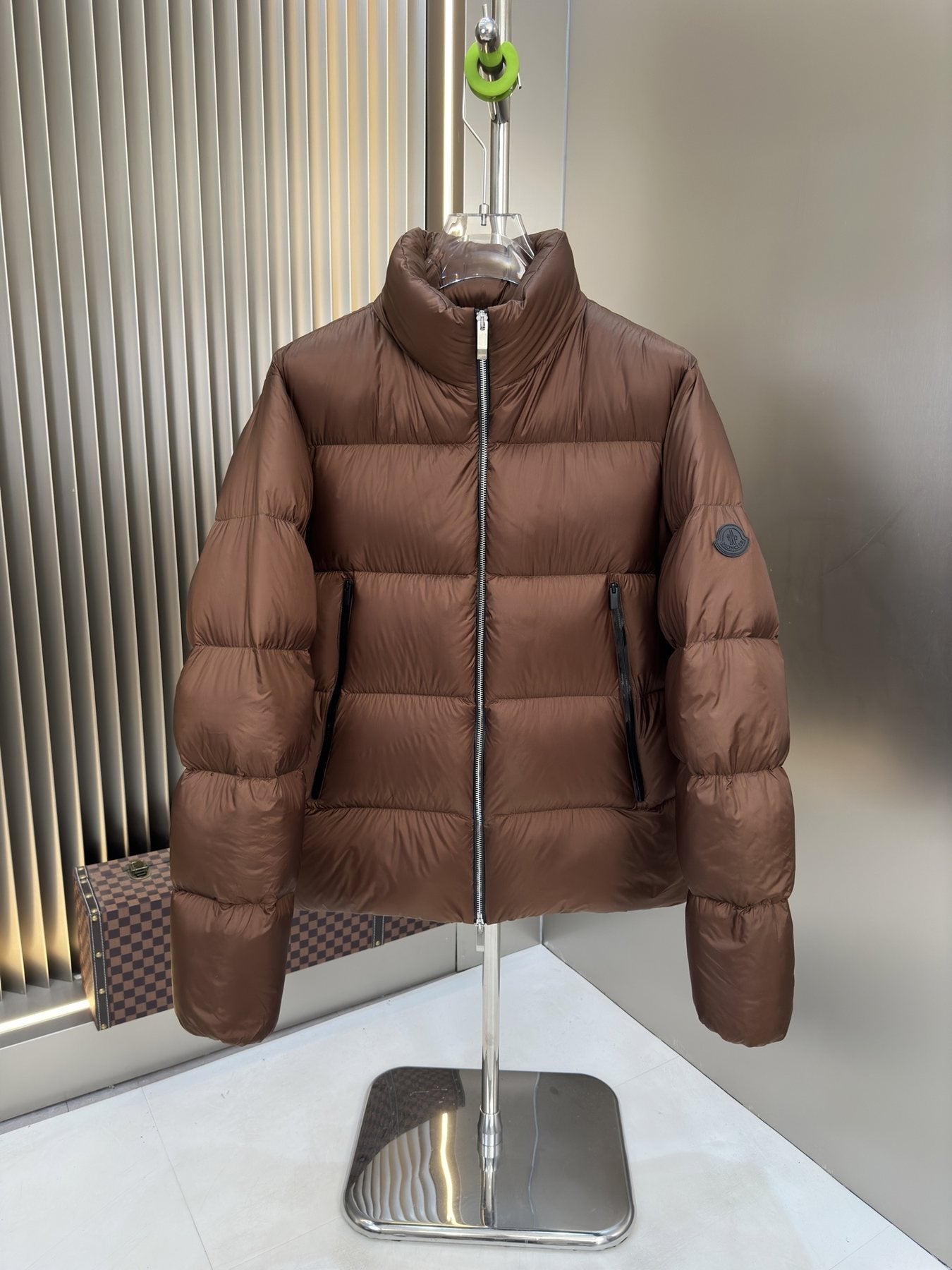 Moncler Stand-Collar Puffer Coat — front