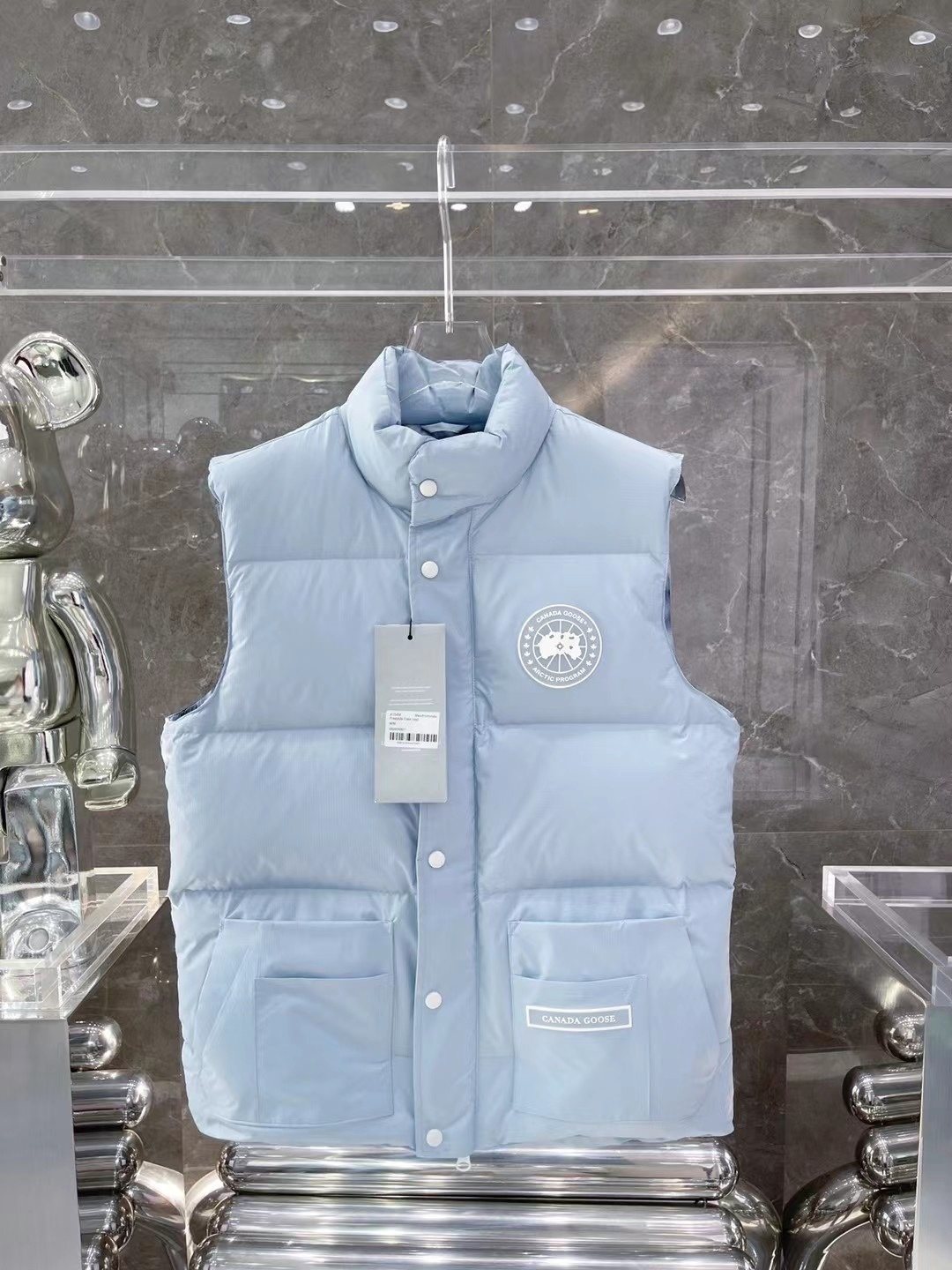 Canada Goose Quilted Snap-Front Vest — front